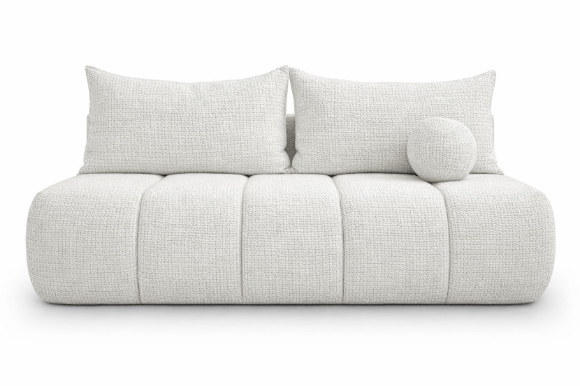 Sofa z funkcją spania, szenil Flow, Ecru, PIANO 960947