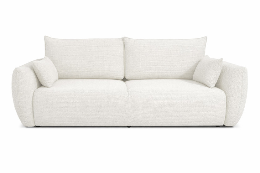 Sofa z funkcją spania, szenil Flow, Ecru, Zephira 934933