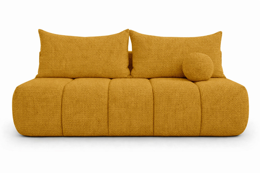Sofa z funkcją spania, szenil Flow, Żółty, PIANO 960949