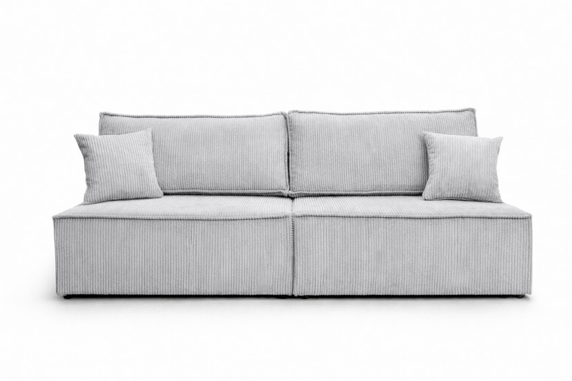 Sofa z funkcją spania, sztruks Poso, Zielony, BEST MINI 1030604