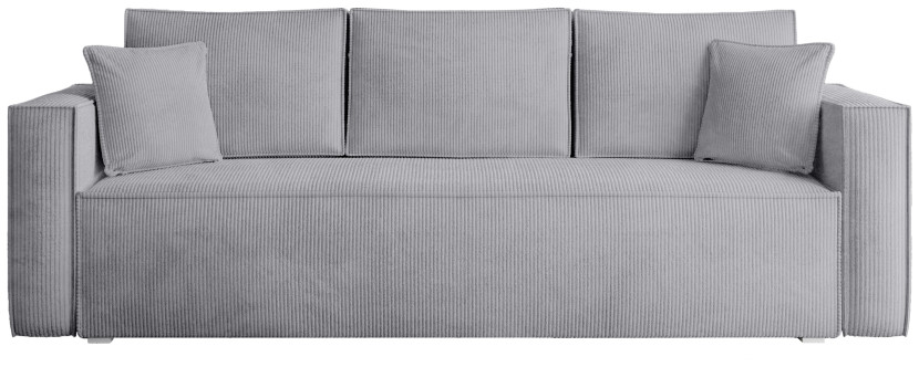 Sofa z funkcją spania TOP szary sztruks 291730