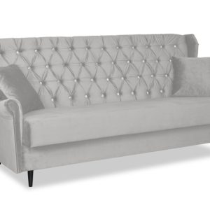 Sofa z funkcją spania WELUR 3osobowa rozkładana szara GAJA 316001 Sofa z funkcją spania WELUR 3osobowa rozkładana szara GAJA 316001