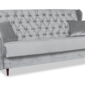 Sofa z funkcją spania WELUR wersalka 3 osobowa szara GAJA 315938 Sofa z funkcją spania WELUR wersalka 3 osobowa szara GAJA 315938