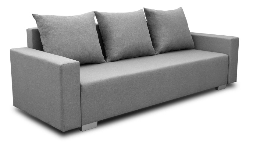 Sofa z funkcją spania z pojemnikiem Burgos Szary 195445