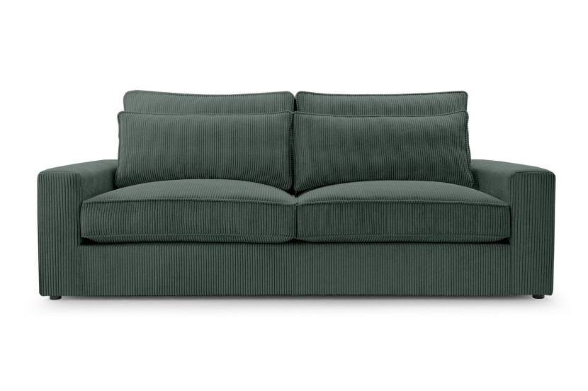Sofa z wygodnym siedziskiem CHANEL LINCOLN39 ciemny zielony 340129