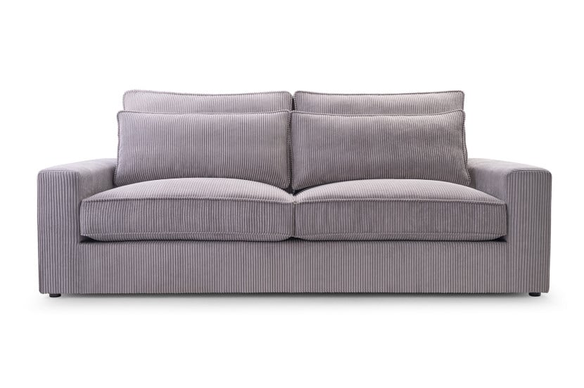 Sofa z wygodnym siedziskiem CHANEL LINCOLN86 jasny szary 340130