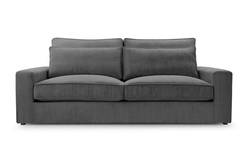 Sofa z wygodnym siedziskiem CHANEL LINCOLN90 ciemny szary 340121