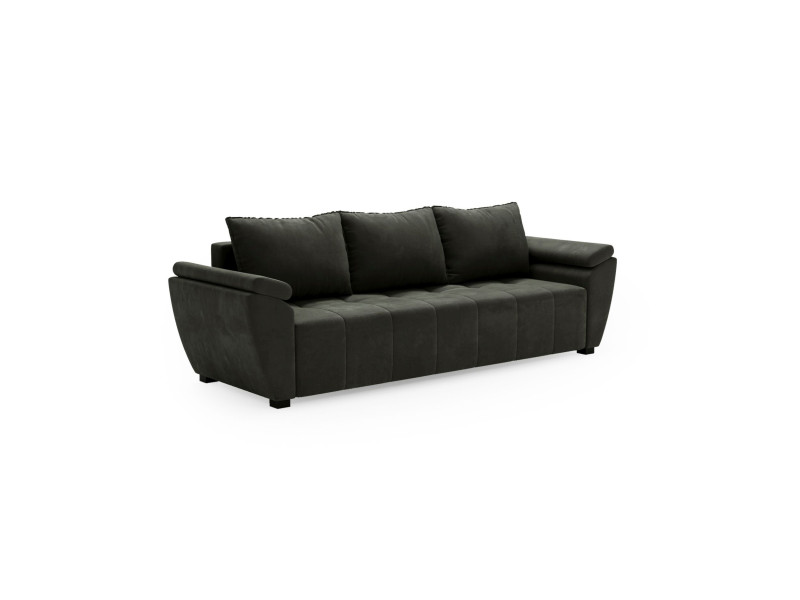 Sofa ZEUS z funkcją spania monolith 92 ciemnoszary 814797