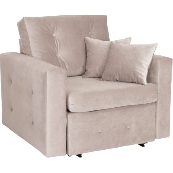 SOFIA beżowy fotel funkcją spania, sofa jednoosobowa 223994