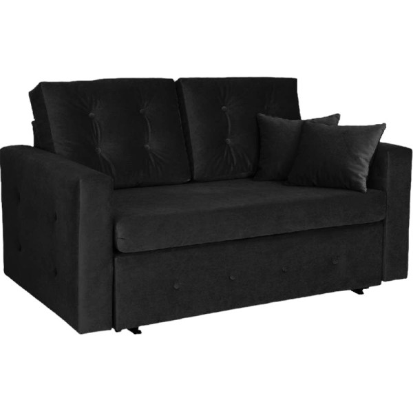 SOFIA czarna 3-osobowa sofa młodzieżowa 223982