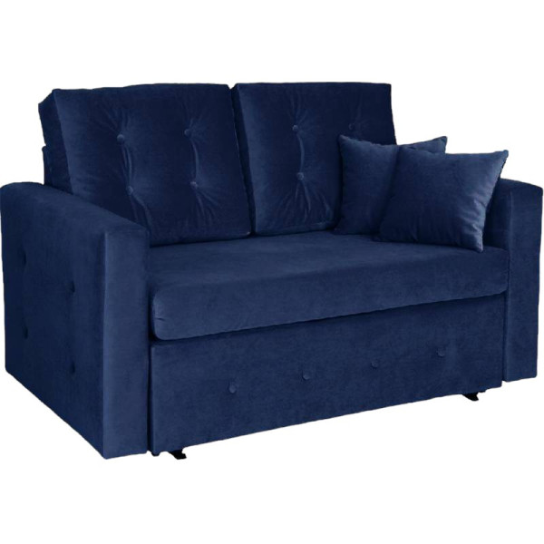 SOFIA granatowa sofa dwuosobowa rozkładana 223990