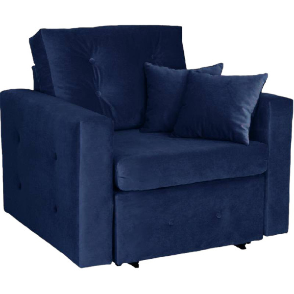 SOFIA granatowy fotel funkcją spania, sofa jednoosobowa 223971