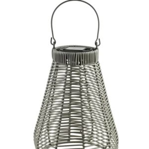 SOKKE GREY Lampion solarny 11,5x21x29/41cm 899832 SOKKE GREY Lampion solarny 11,5x21x29/41cm 899832