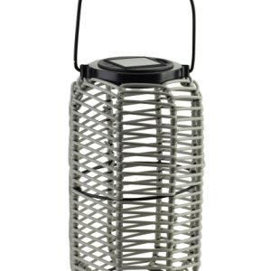SOKKE GREY Lampion solarny 15x15x25/36cm 899834 SOKKE GREY Lampion solarny 15x15x25/36cm 899834