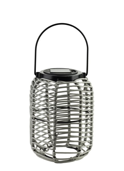 SOKKE GREY Lampion solarny 15x20/31cm 899830