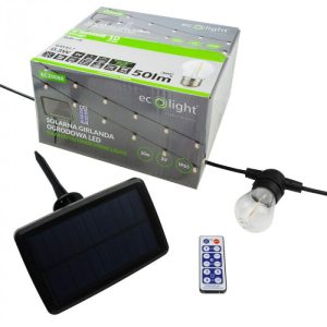 Solarna Girlanda LED 10m +10 x G45 E27 0.3W 2700K Pilot Ecolight EC20088 1020165 Solarna Girlanda LED 10m +10 x G45 E27 0.3W 2700K Pilot Ecolight EC20088 1020165