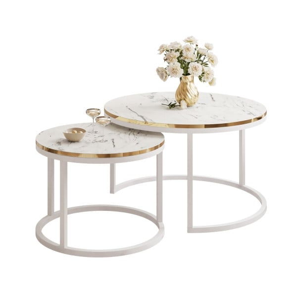 SOLEIL MARMUR 2w1 Biały / marmur carrara 293460