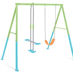 Solidna kolorowa huśtawka ogrodowa 2 funkcje pas i waga Intex 44120 536372 Solidna kolorowa huśtawka ogrodowa 2 funkcje pas i waga Intex 44120 536372