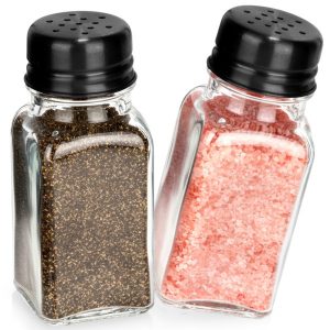 Solniczka i pieprzniczka szklana 80 ml 2 szt. 791352 Solniczka i pieprzniczka szklana 80 ml 2 szt. 791352