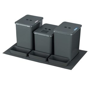 Sortownik śmieci FLEXI BASE do szuflady szafka 80 2x20l+1x16l+filtr+kuwetki 1063247 Sortownik śmieci FLEXI BASE do szuflady szafka 80 2x20l+1x16l+filtr+kuwetki 1063247