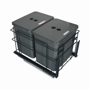Sortownik śmieci SQUARE ECO do szafki 40 cm 2×16 l – z mocowaniem frontu 1017742 Sortownik śmieci SQUARE ECO do szafki 40 cm 2×16 l – z mocowaniem frontu 1017742
