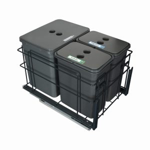 Sortownik śmieci SQUARE ECO do szafki 40cm 1x16l+2x8l – z mocowaniem frontu 687381 Sortownik śmieci SQUARE ECO do szafki 40cm 1x16l+2x8l – z mocowaniem frontu 687381
