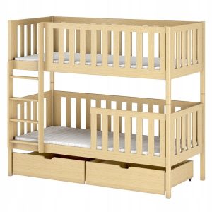 Sosnowe łóżko dziecięce do pokoju dziecka MICHALINA 80×180 stelaż flex 873296 Sosnowe łóżko dziecięce do pokoju dziecka MICHALINA 80×180 stelaż flex 873296