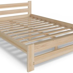 Sosnowe łóżko w stylu skandynawskim 120×200 – Malo 310780 Sosnowe łóżko w stylu skandynawskim 120×200 – Malo 310780