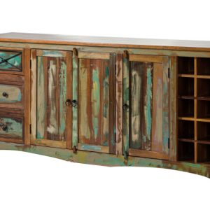 SPIRIT Komoda #15 Drewno z odzysku lakierowane 193x45x90 cm 396030
