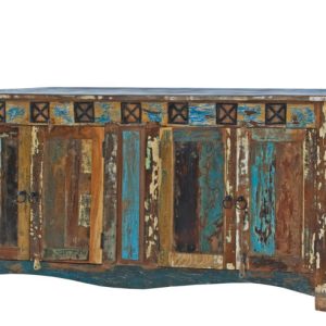 SPIRIT Komoda #40 Drewno z odzysku lakierowane 178x42x88 cm 373124