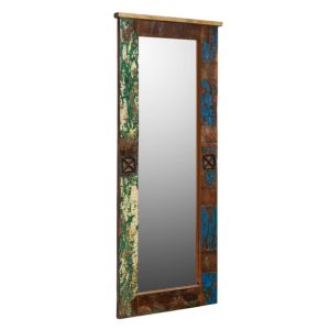 SPIRIT Lustro #112 Drewno z odzysku lakierowane 59×145 cm 373085
