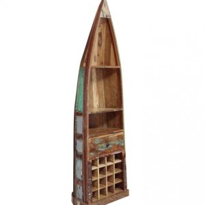 SPIRIT Regał / Winiarka #120 Drewno z odzysku 58x45x204 cm 396036 SPIRIT Regał / Winiarka #120 Drewno z odzysku 58x45x204 cm 396036