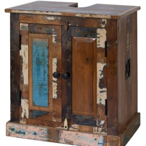 SPIRIT Szafka pod umywalkę #101 drewno z Odzysku 60x43x66 cm 373095