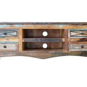SPIRIT Szafka RTV #01 Drewno przemysłowe Lakier 140x45x50 cm 373103