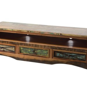 SPIRIT Szafka RTV #134 Drewno z odzysku Lakier 170x50x50 cm 373100