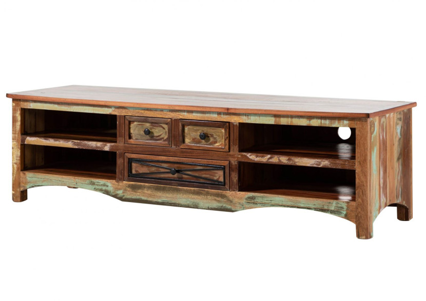 SPIRIT Szafka RTV #18 Drewno z odzysku Lakier 180x50x50 cm 373099