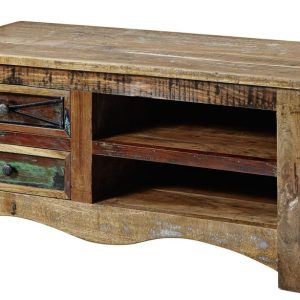 SPIRIT Szafka RTV #20 Drewno z odzysku Lakier 110x50x50 cm 373104