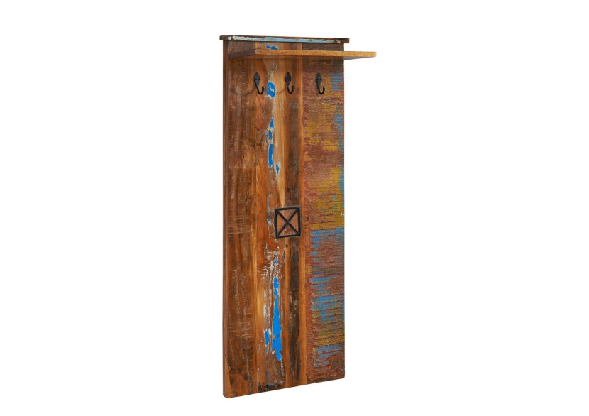 SPIRIT Wieszak #111 Drewno z odzysku Lakier 59x30x145 cm 384227