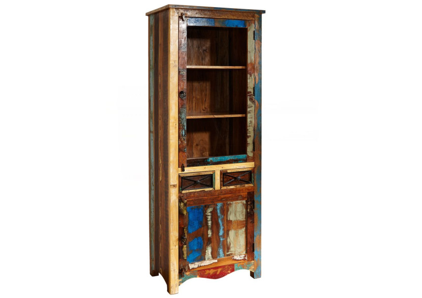 SPIRIT Witryna #115 Drewno z odzysku Lakier 73x45x200 cm 373122