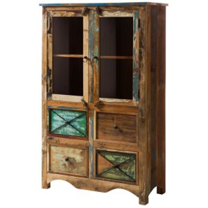 SPIRIT Witryna #140 Drewno z odzysku Lakier 95x40x150 cm 373117 SPIRIT Witryna #140 Drewno z odzysku Lakier 95x40x150 cm 373117