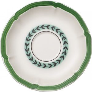 Spodek French Garden Green Line 17cm do filiżanki śniadaniowej 841264 Spodek French Garden Green Line 17cm do filiżanki śniadaniowej 841264