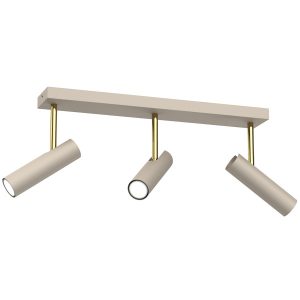 Spot Axion Beige/Gold 3Xgu10 755490 Spot Axion Beige/Gold 3Xgu10 755490