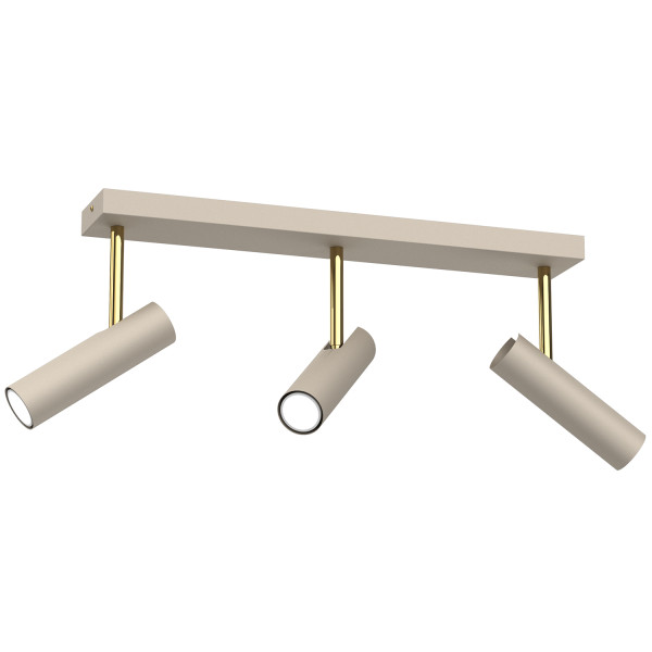 Spot Axion Beige/Gold 3Xgu10 755490