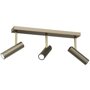 Spot Axion Titanium Gold/Gold 3Xgu10 755493 Spot Axion Titanium Gold/Gold 3Xgu10 755493