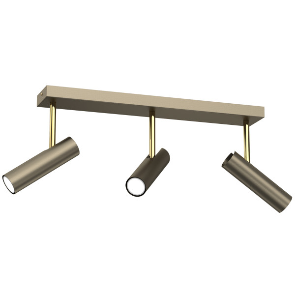 Spot Axion Titanium Gold/Gold 3Xgu10 755493