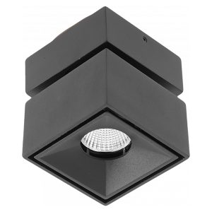 Spot Bianco LED aluminiowy czarny 94304
