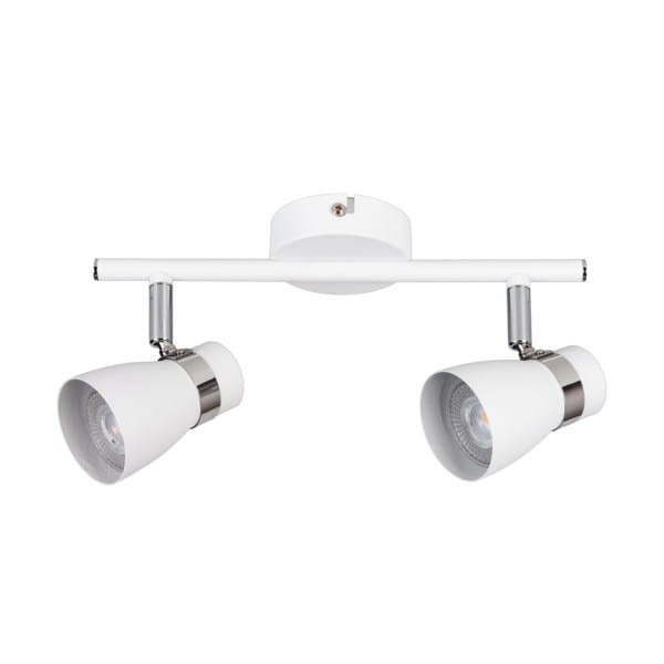 Spot ENALI biały chromowany 2xGU10x35W wym:14x8x28cm IP20 Kanlux 1037345
