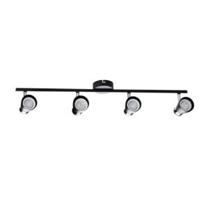 Spot ENALI czarny-chromowany 4xGU10x35W wym:14x8x67cm IP20 Kanlux 1037403 Spot ENALI czarny-chromowany 4xGU10x35W wym:14x8x67cm IP20 Kanlux 1037403