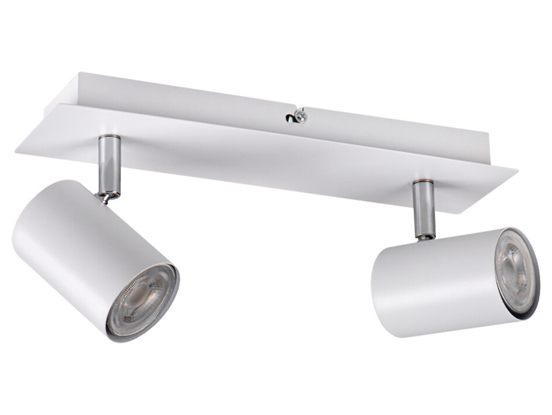 Spot Evalo 2-punktowy aluminiowy biały 54034