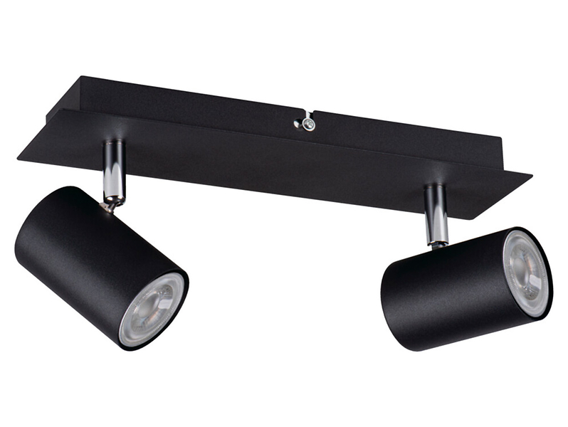 Spot Evalo 2-punktowy aluminiowy czarny 54035